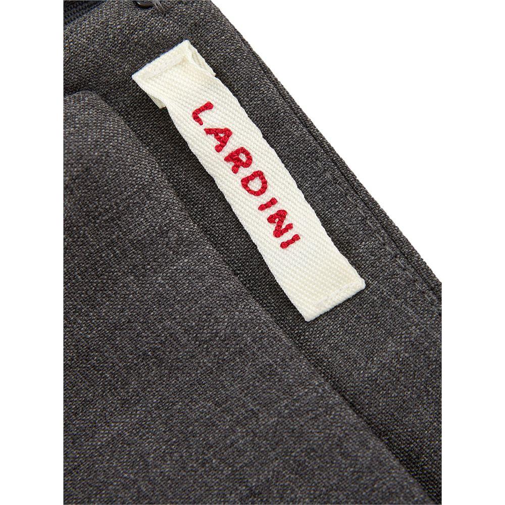 Lardini Chic Gray Wool Pencil Skirt elegant-gray-wool-skirt