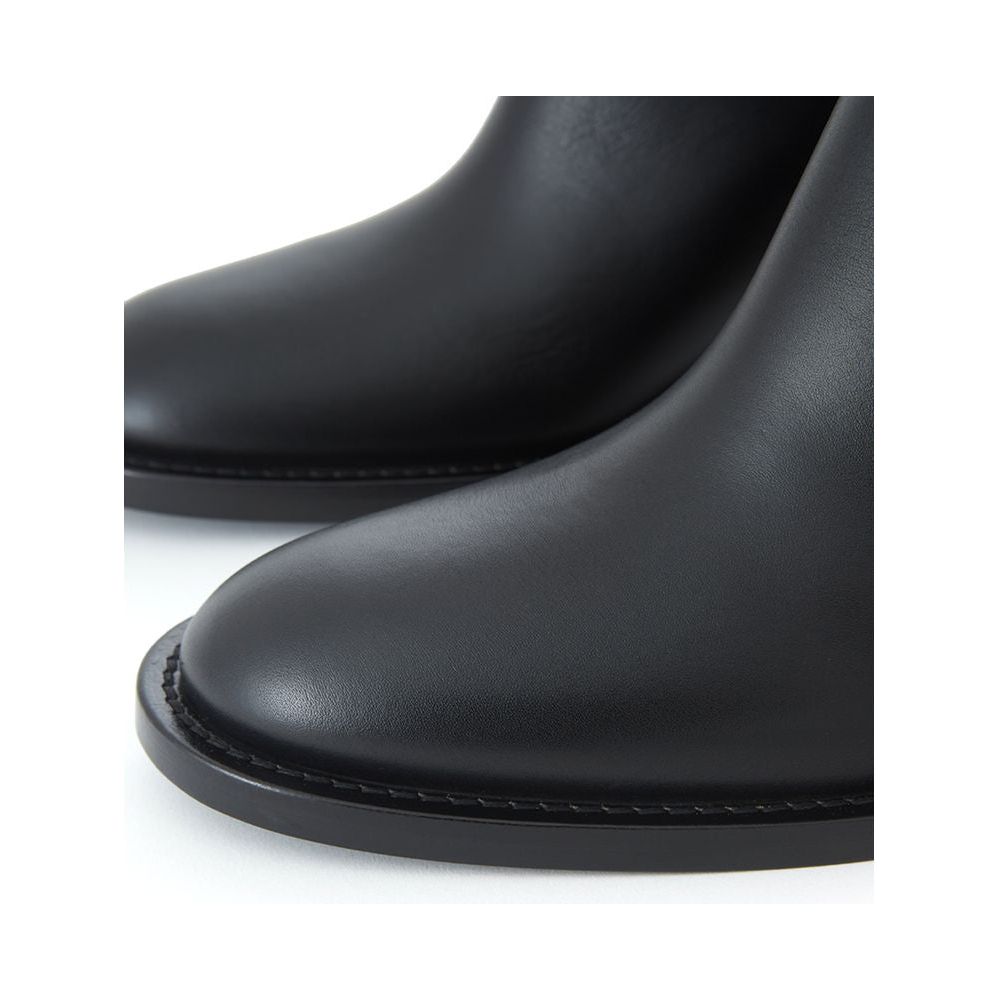 Burberry Black Leather Boot black-leather-boot