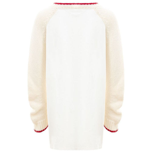 MM6 Maison Margiela Elegant White Cotton Sweater for Women elegant-white-cotton-sweater-for-women