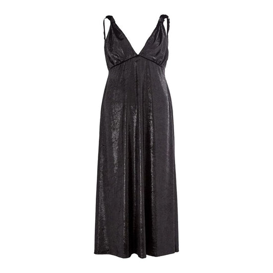 Lardini Elegant Polyester Black Dress elegant-black-polyester-suit-for-women-1