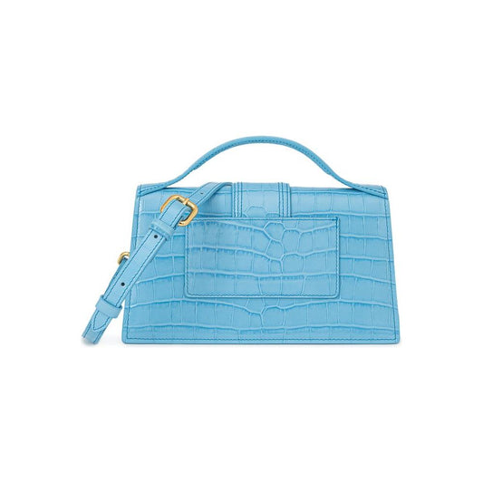Light Blue Leather Handbag
