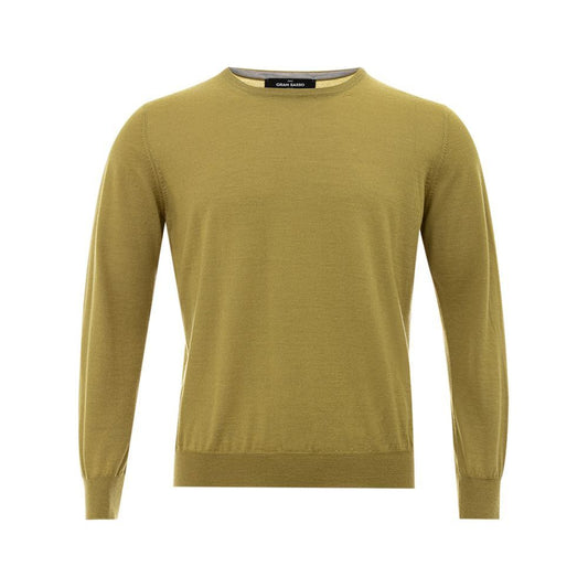 Gran Sasso Elegant Green Cashmere Sweater for Men elegant-green-cashmere-mens-sweater