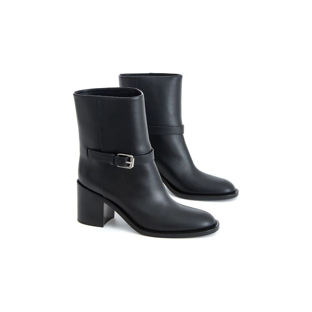 Burberry Black Leather Boot black-leather-boot