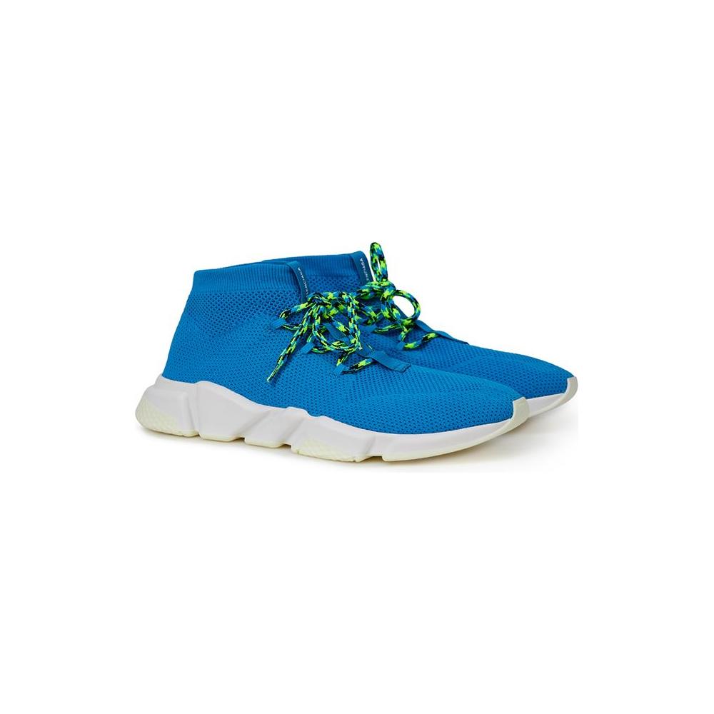 Balenciaga Exquisite Blue Cotton Sneakers for Men chic-blue-cotton-sneakers-for-trend-setters