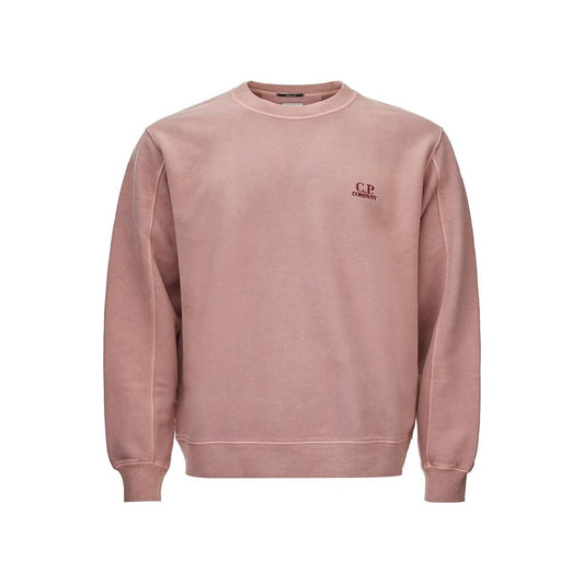 Chic Pink Cotton Sweater for Men
