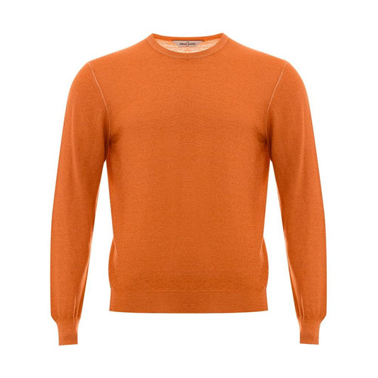 Gran Sasso Elegant Wool Orange Sweater for Men elegant-wool-orange-sweater-for-men