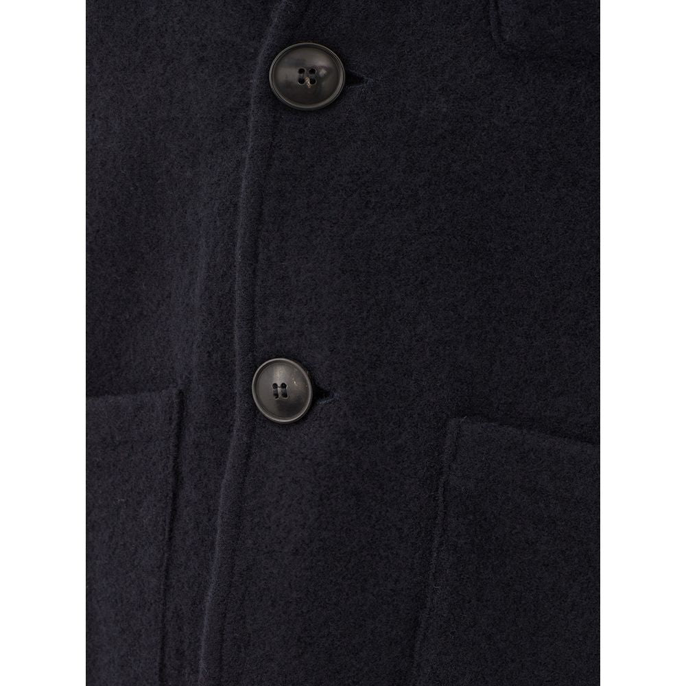 KANGRA Elegant Woolen Blue Jacket for Men elegant-wool-blue-jacket-for-the-modern-man