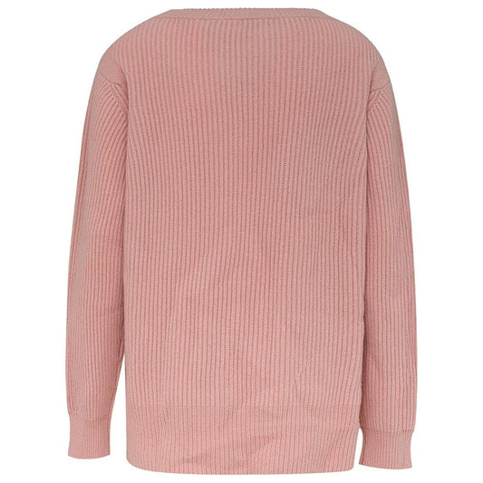 Malo Elegant Pink Cashmere Top for Women elegant-pink-cashmere-top-for-women