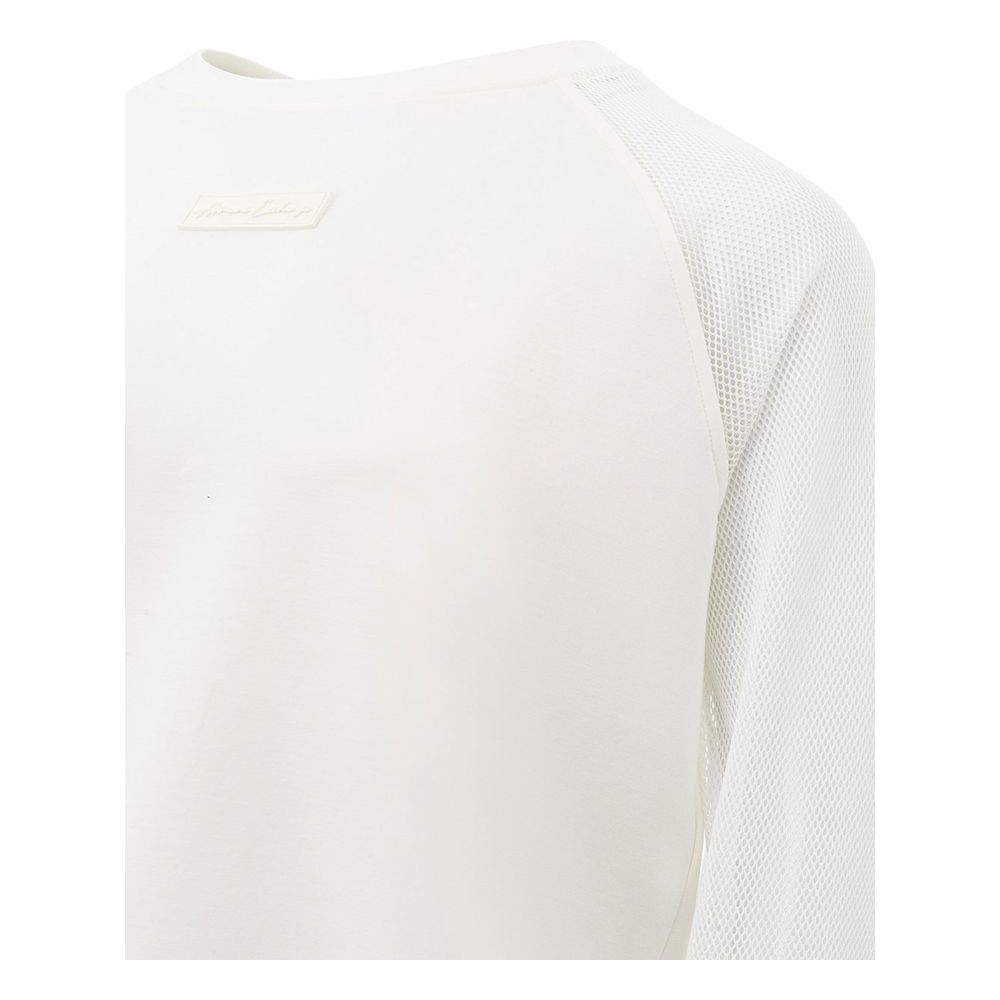 Armani Exchange Elegant White Polyamide Sweater elegant-white-polyamide-sweater-for-women