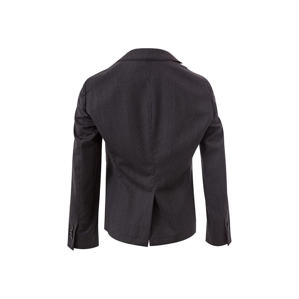 Lardini Chic Gray Cotton Jacket chic-gray-cotton-jacket-for-women