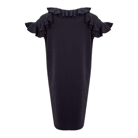 Lardini Elegant Black Viscose Blazer for Women elegant-black-viscose-blazer-for-women