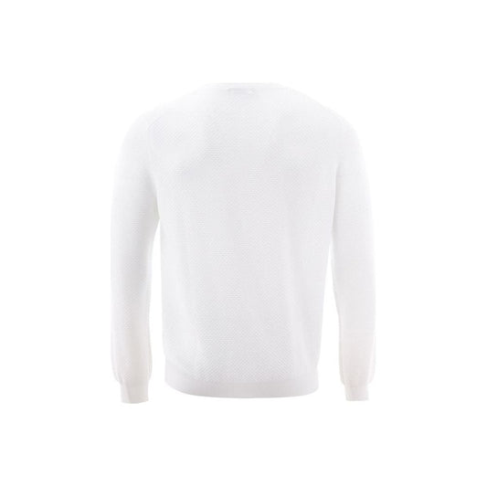 Gran Sasso Elegant Italian White Cotton T-Shirt elegant-white-cotton-tee