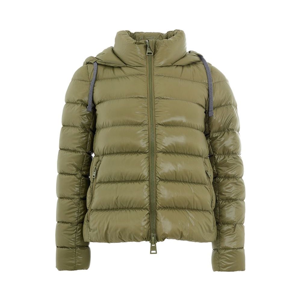 Herno Chic Green Wool Winter Coat elegant-green-wool-jacket