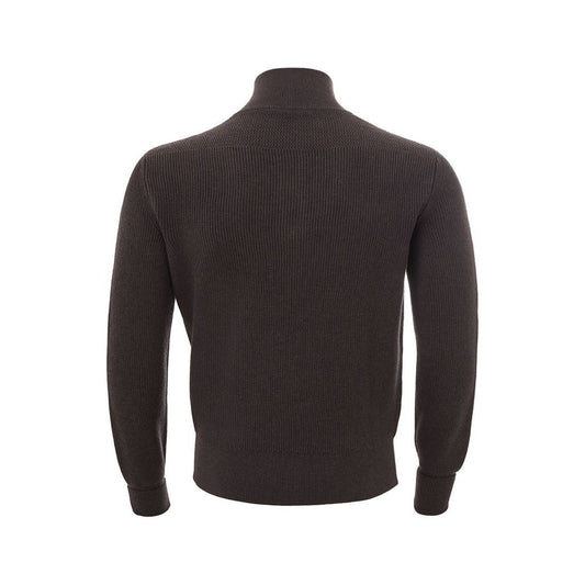 KANGRA Classic Woolen Brown Sweater for Men classic-woolen-brown-sweater-for-men