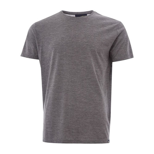 Lardini Elegant Gray Woolen Designer T-Shirt elegant-gray-wool-t-shirt-for-men