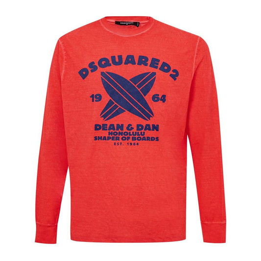 Dsquared²Red Cotton T-ShirtMcRichard Designer Brands£269.00