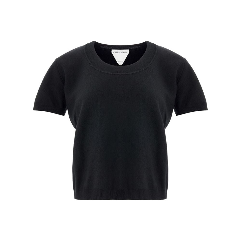 Bottega Veneta Black Cashmere Tops & T-Shirt black-cashmere-tops-t-shirt