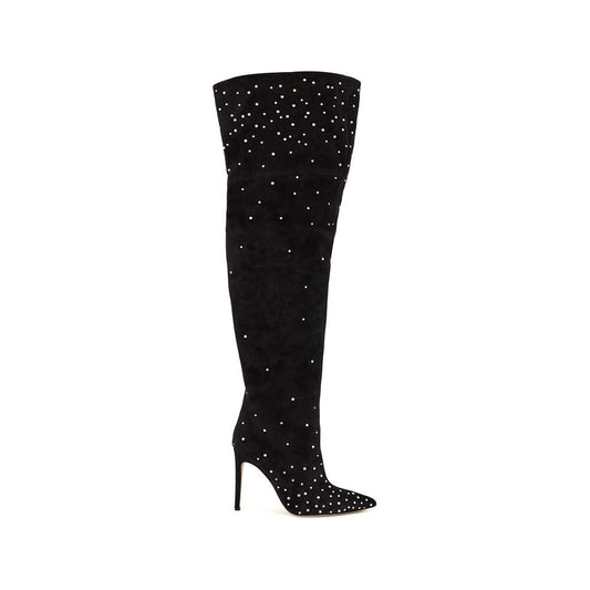 Paris Texas Elegant Black Suede Boots - Timeless Classic elegant-black-suede-boots-timeless-classic