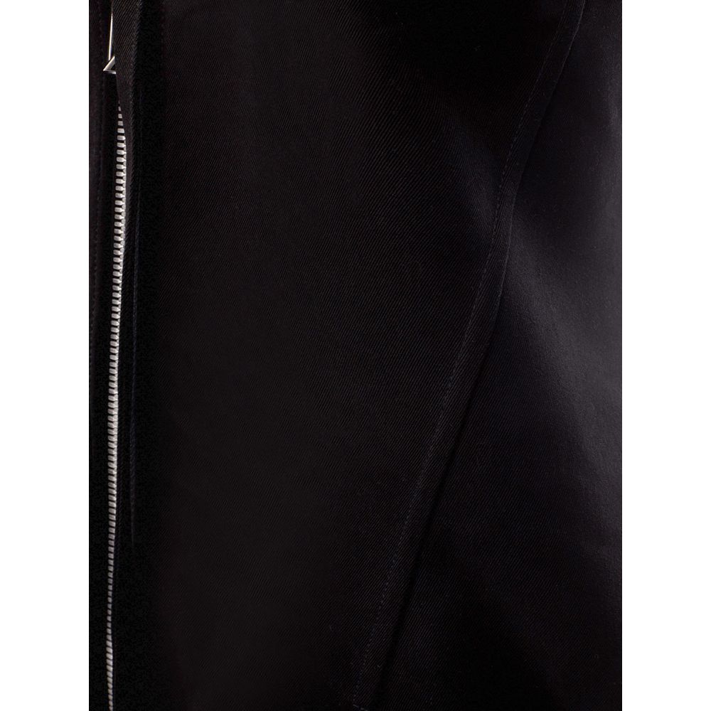 Bottega Veneta Elegant Black Viscose Dress Essentials elegant-black-viscose-suit-jacket