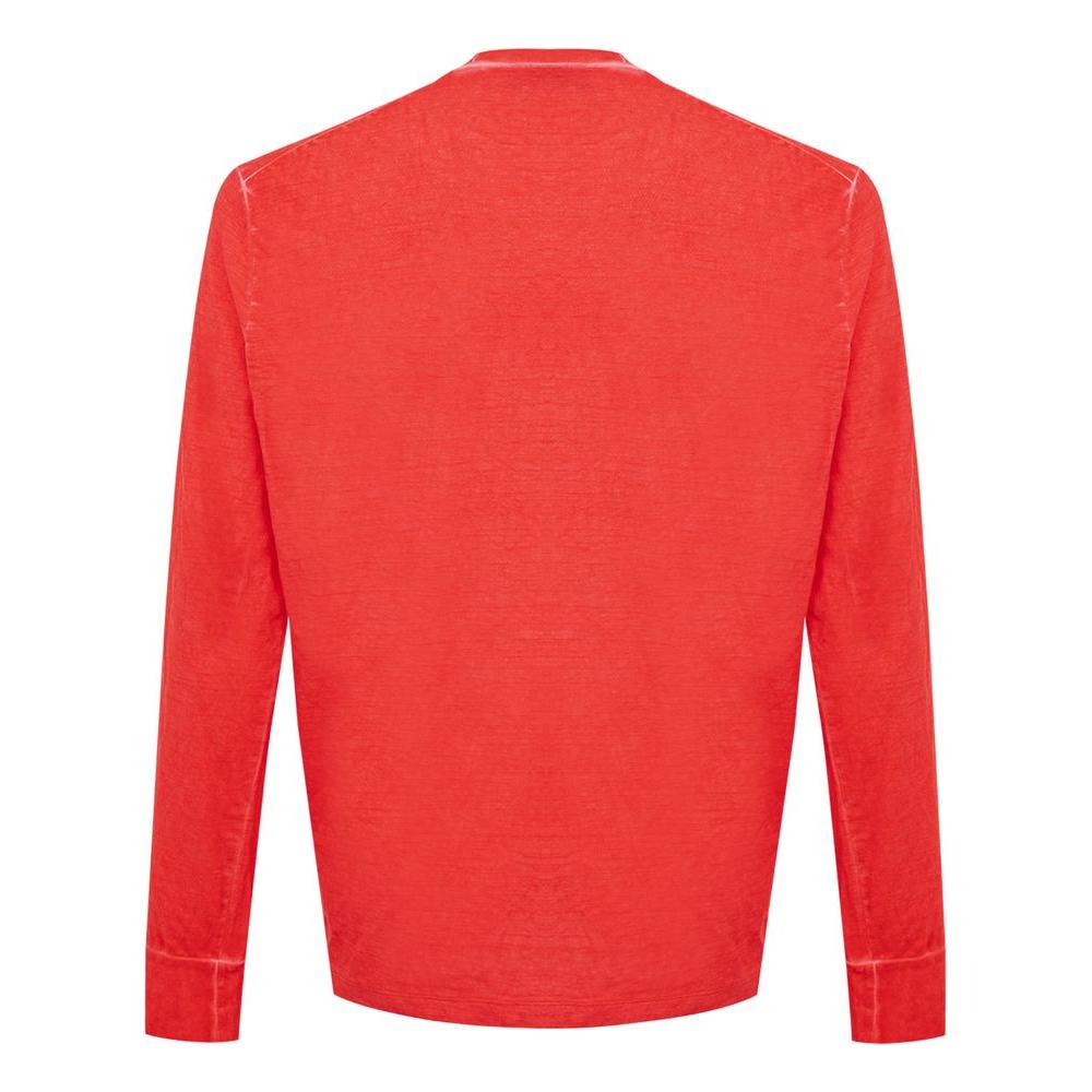 Dsquared² Red Cotton T-Shirt red-cotton-t-shirt-22