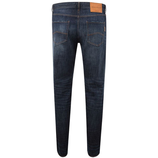 Armani Exchange Elevated Essentials Blue Cotton Pants elevated-essentials-blue-cotton-pants