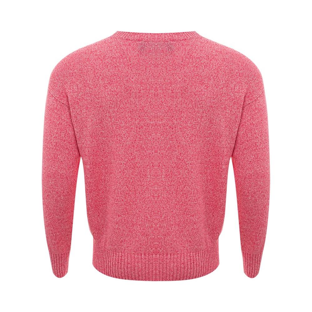 Gran Sasso Pink Cotton Sweater elegant-pink-cotton-sweater-for-men