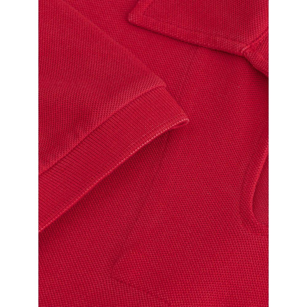 Gran Sasso Elegant Fuchsia Silk Polo Shirt for Men elegant-fuchsia-silk-mens-polo-shirt