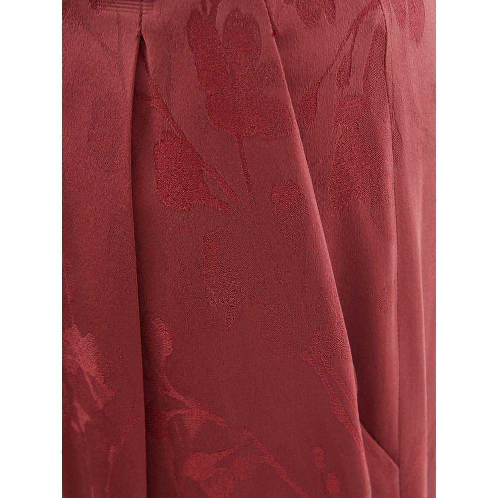 Lardini Elegant Red Tailored Pants elegant-red-tailored-acetate-pants