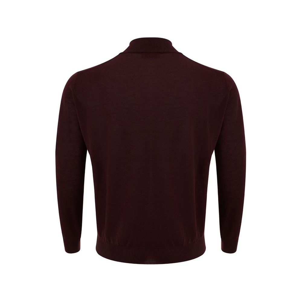 FERRANTE Elegant Red Woolen Luxury Sweater for Men elegant-red-wool-sweater-for-men-2