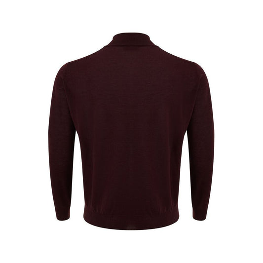 FERRANTE Elegant Red Woolen Luxury Sweater for Men elegant-red-wool-sweater-for-men-2