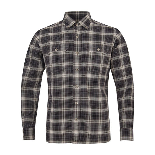 Tom Ford Elegant Gray Cotton Shirt for Men elegant-gray-cotton-mens-shirt