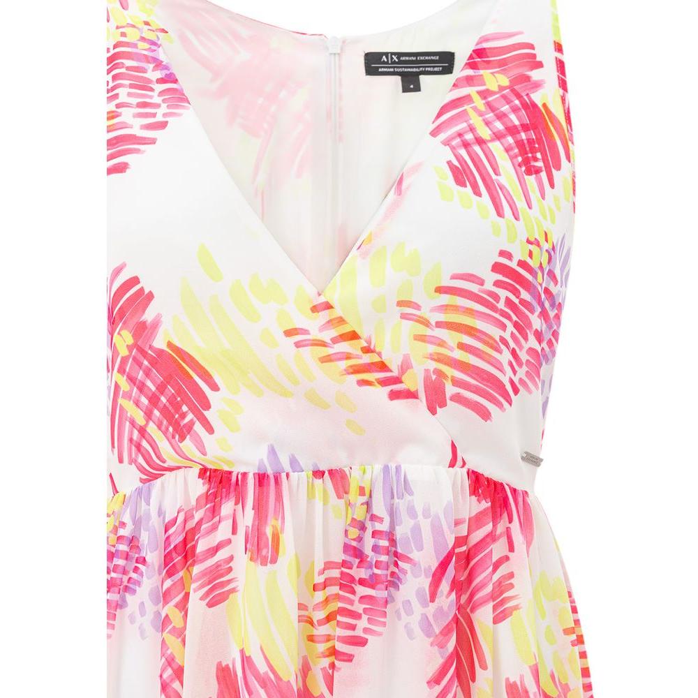 Armani Exchange Chic Pink Polyester Blazer for Women chic-pink-polyester-suit-blazer