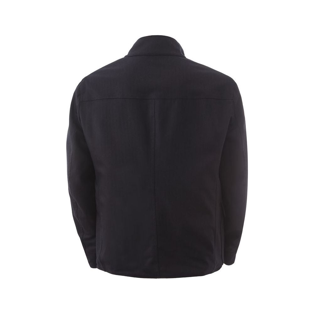 Lardini Elegant Wool Blend Men's Jacket elegant-blue-italian-wool-jacket