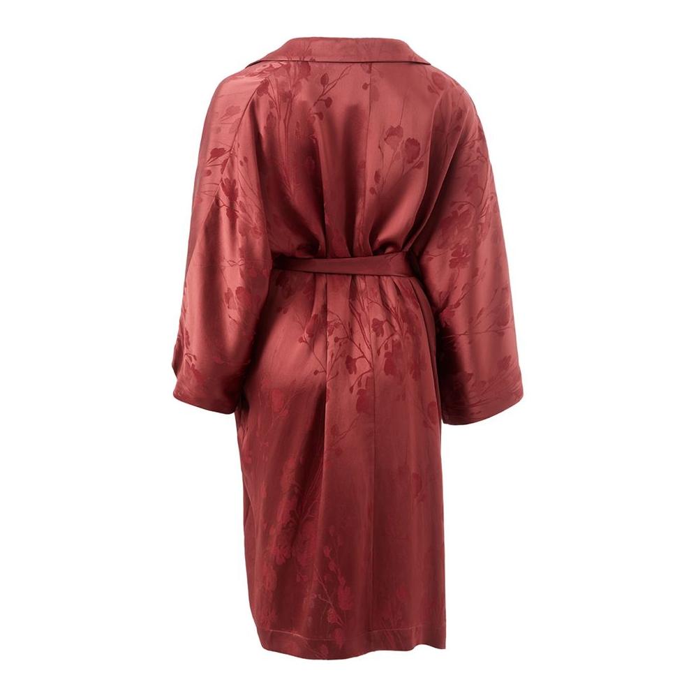 Lardini Elegant Red Acetate Jacket for Women chic-crimson-acetate-jacket