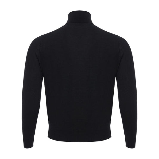 Italian Cashmere Luxury Black Sweater