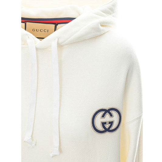 Gucci White Cotton Sweater white-cotton-sweater-13