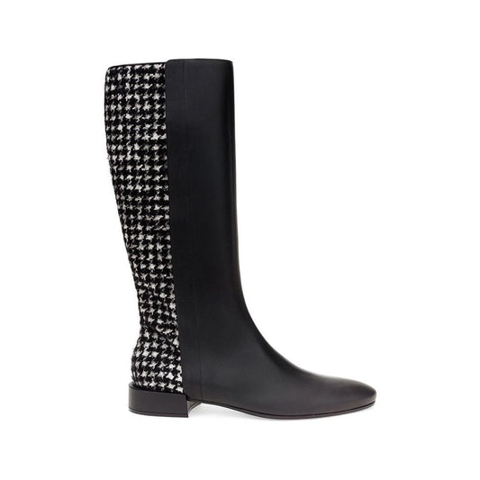 Dolce & Gabbana Elegant Black Leather Boots For Women elegant-black-leather-boots-for-women