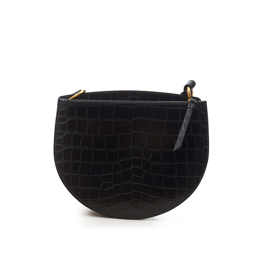 Bally Elegant Black Leather Handbag elegant-black-leather-handbag-1
