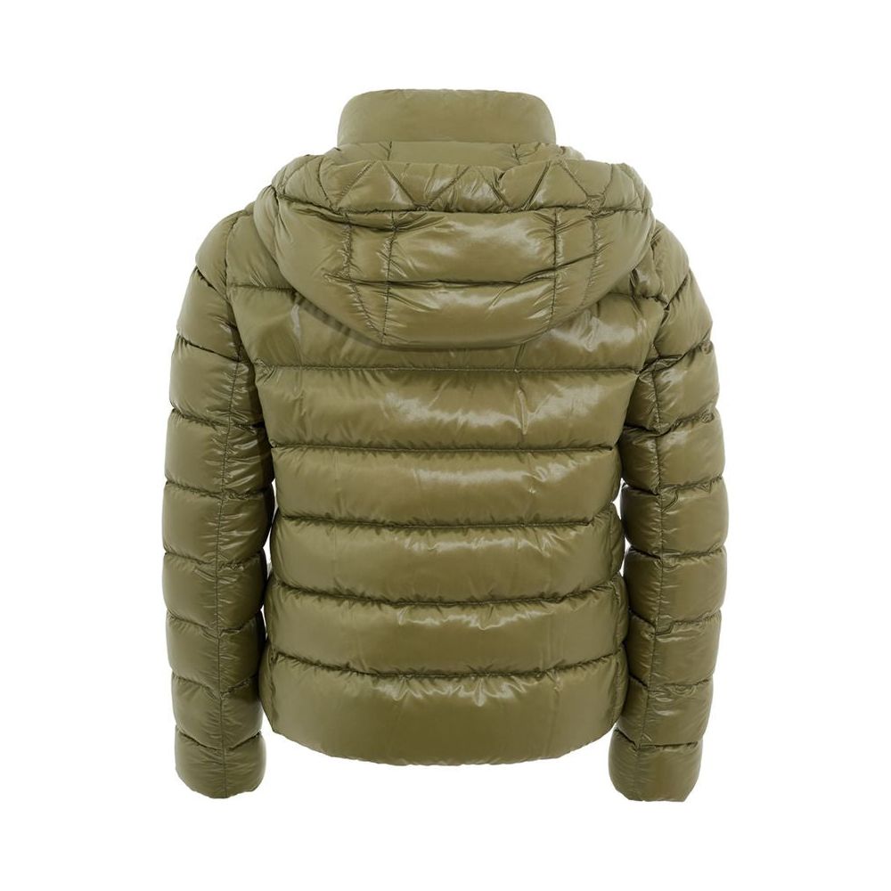 Herno Chic Green Wool Winter Coat elegant-green-wool-jacket