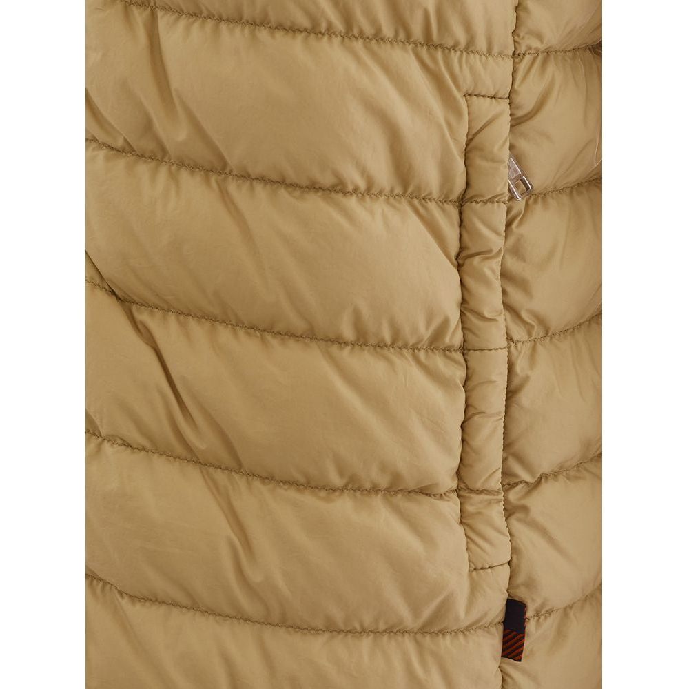 Woolrich Beige Polyamide Designer Jacket beige-elegance-polyamide-jacket