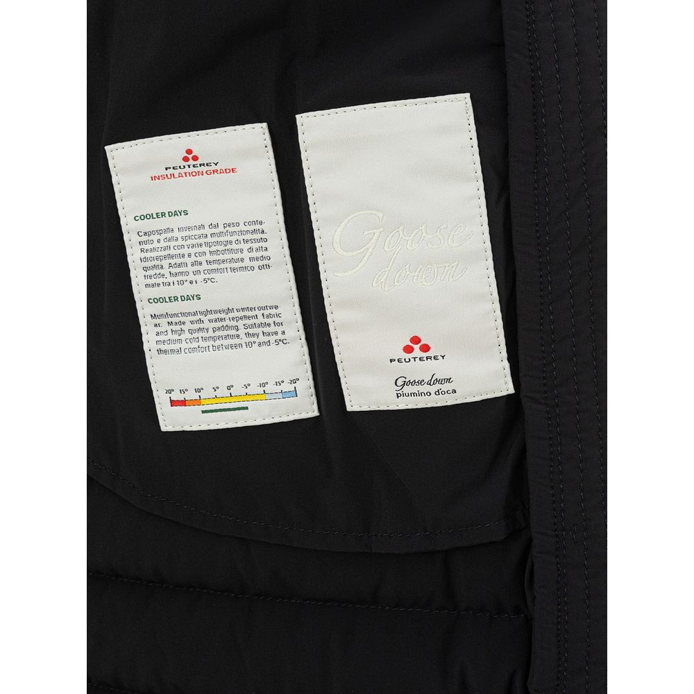 Peuterey Timeless Black Polyamide Jacket elegant-black-polyamide-jacket-2