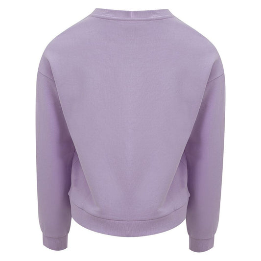 Armani Exchange Elegant Purple Cotton Knit Sweater elegant-purple-cotton-knit-sweater