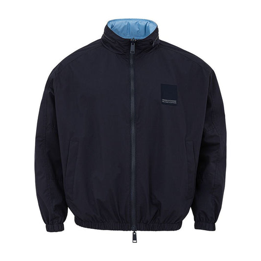 Armani ExchangeElegant Blue Polyester Jacket for MenMcRichard Designer Brands£179.00