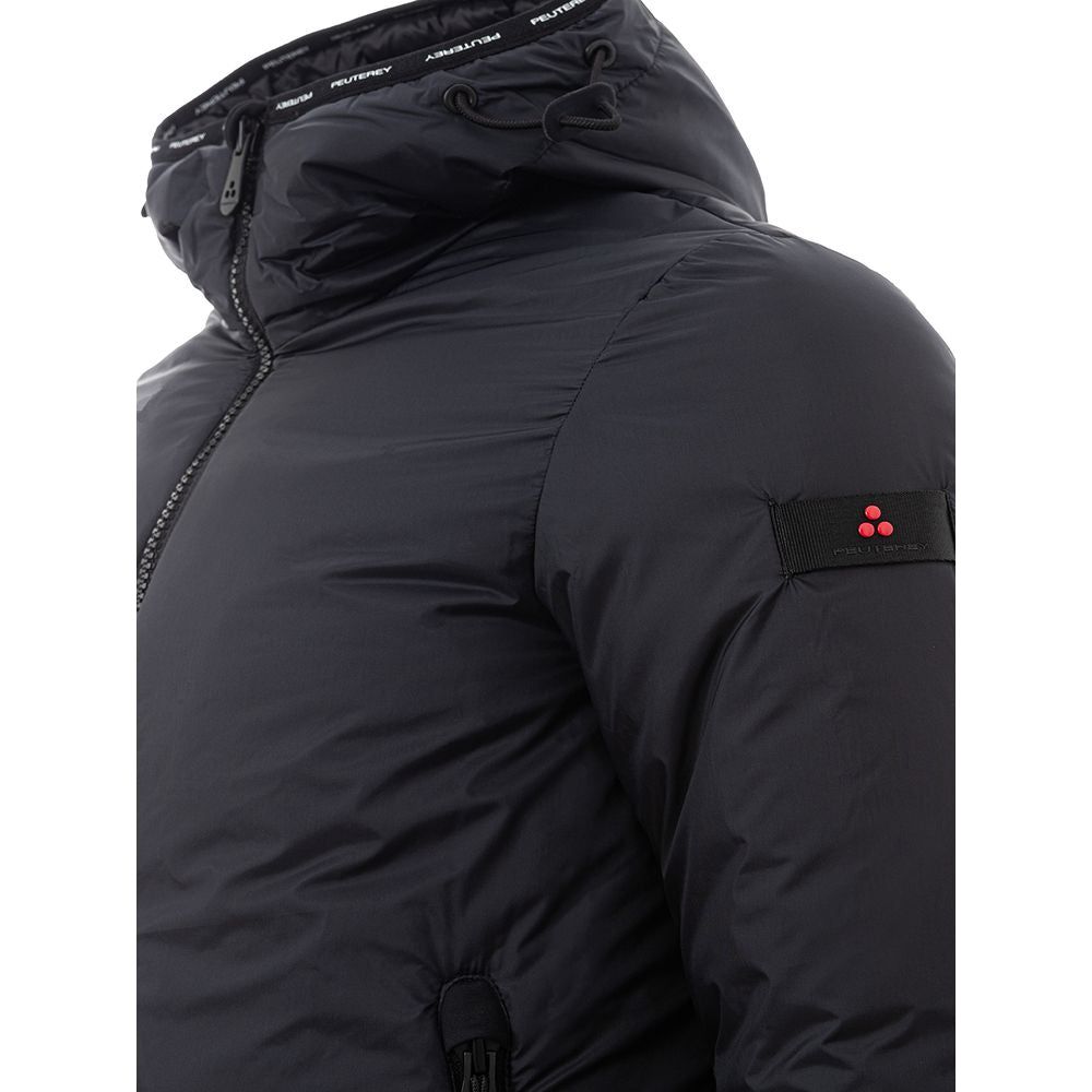 Peuterey Chic Black Polyamide Jacket for Men black-polyamide-designer-jacket