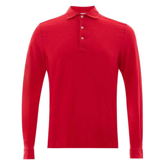 Gran Sasso Fuchsia Italian Cotton Polo Shirt summertime-fuchsia-polo-for-the-distinguished-gent