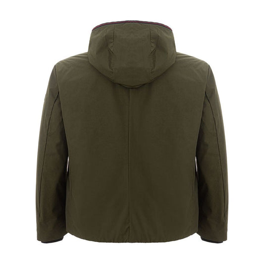 Peuterey Luxe Green Outdoor Enthusiast Jacket sophisticated-green-polyamide-jacket
