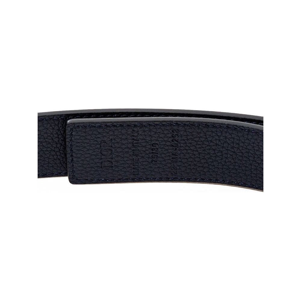 Dior Elegant Leather Waist Cincher in Classic Black elegant-black-leather-belt