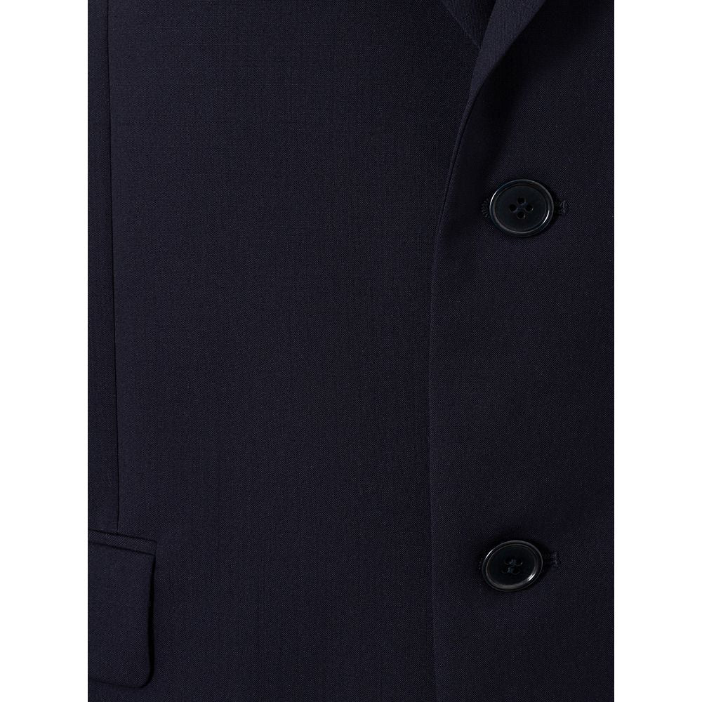 Prada Elegant Wool Blue Men's Jacket elegant-blue-wool-jacket