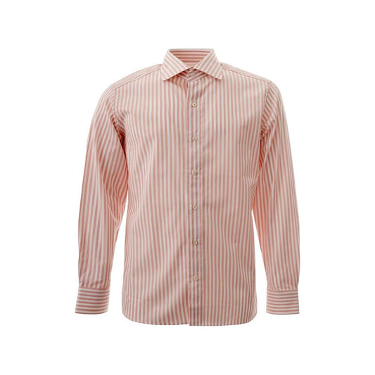 Elegant Cotton Pink Shirt for Men
