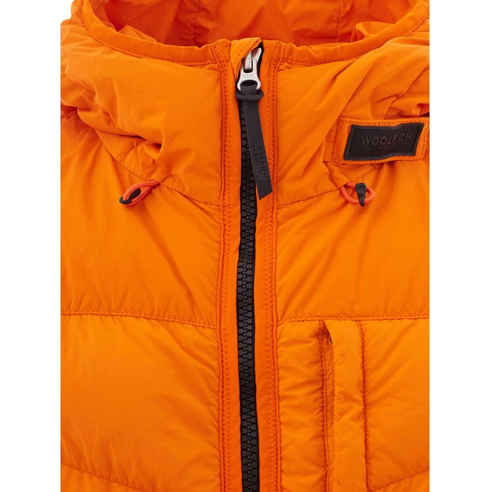 Woolrich Exquisite Orange Polyamide Jacket chic-orange-polyamide-jacket
